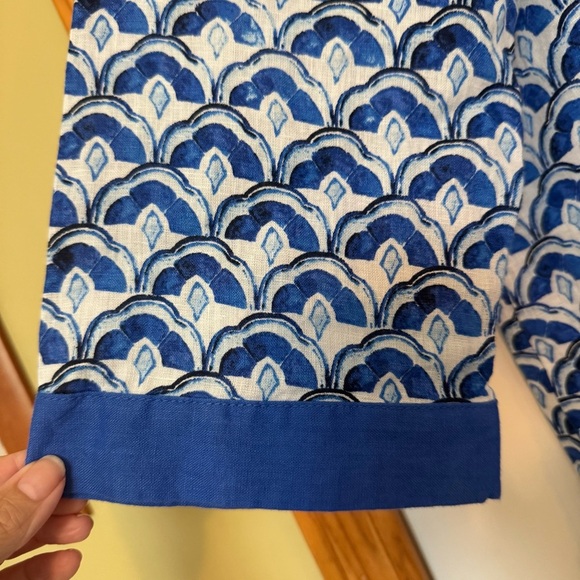 Sigrid Olsen 100% Linen Popover Tunic - Picture 2 of 7